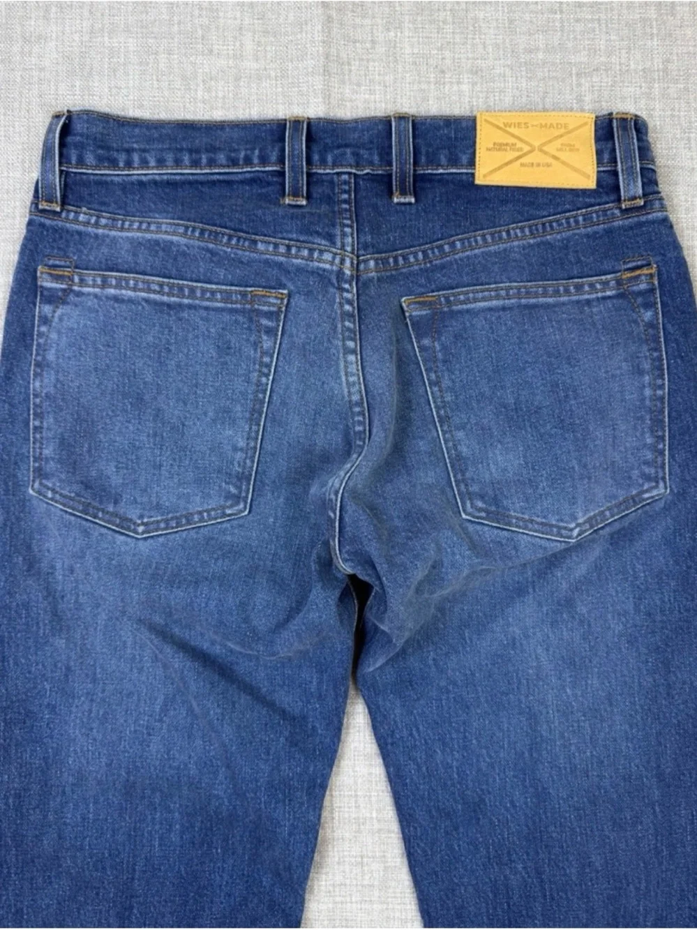 Wies Made Paul Jeans Mens 29x30 Slim Straight Made in USA Premium Denim